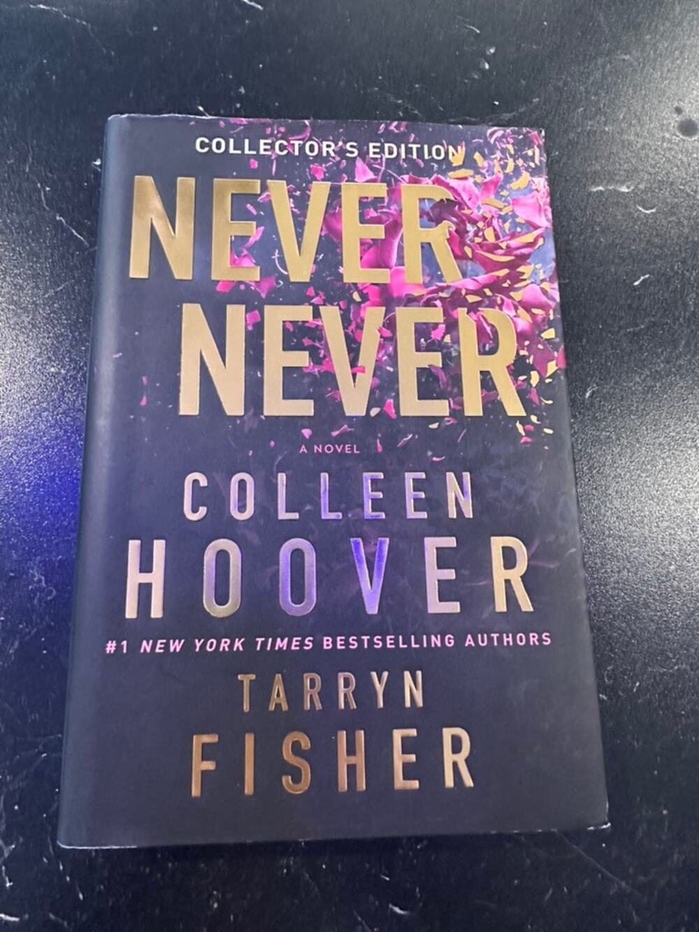 Never Never Colleen Hoover Tarryn Fisher Collector Edition Hardcover Pink Edges
